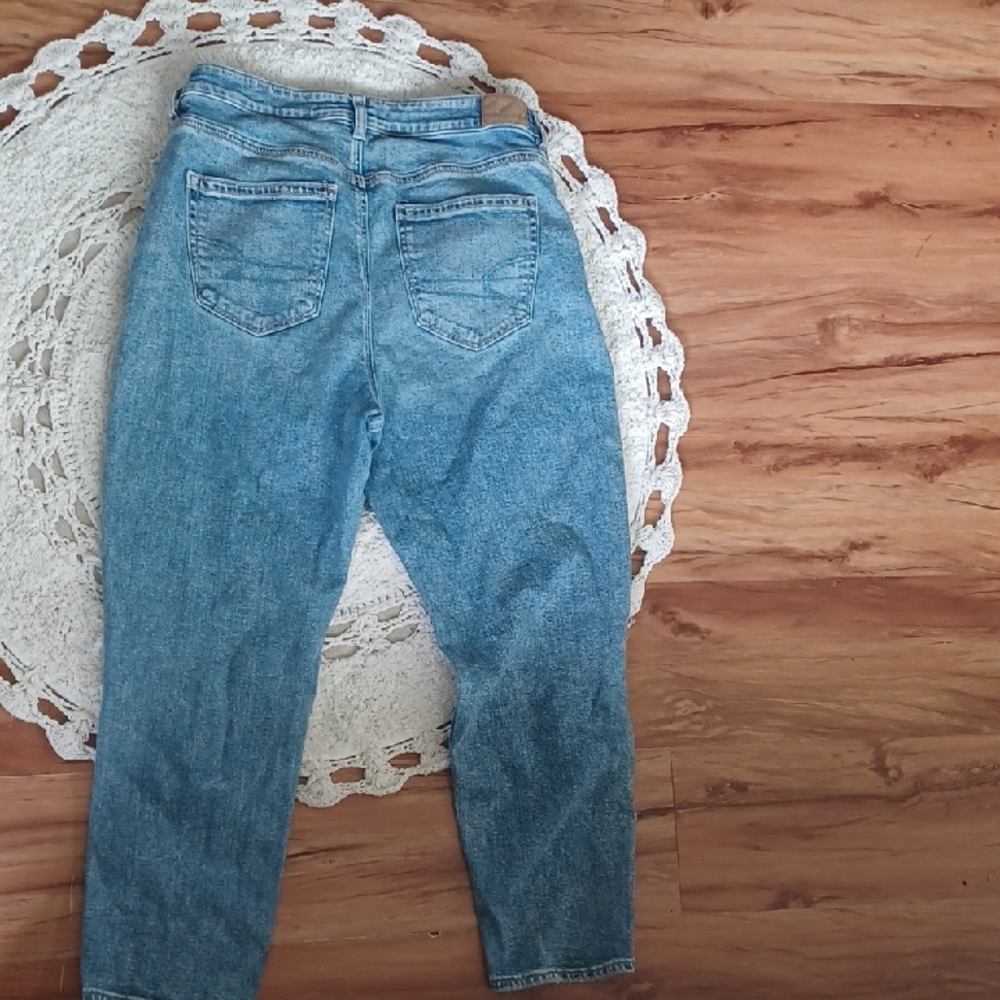 Distressed Blue Jeans - Picture 2 of 6